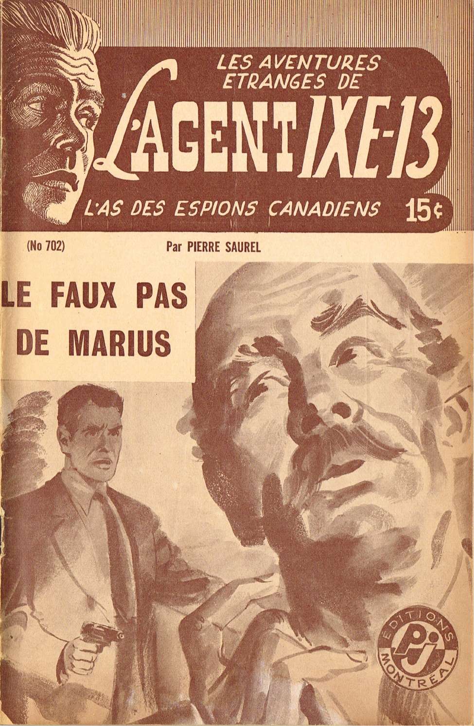 Book Cover For L'Agent IXE-13 v2 702 - Le faux pas de Marius