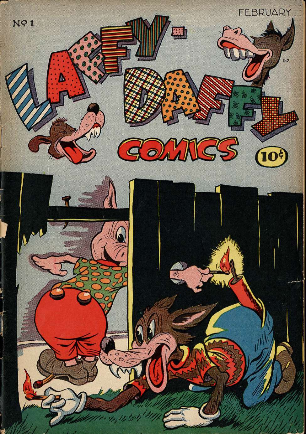 Comic Book Cover For Laffy-Daffy 1