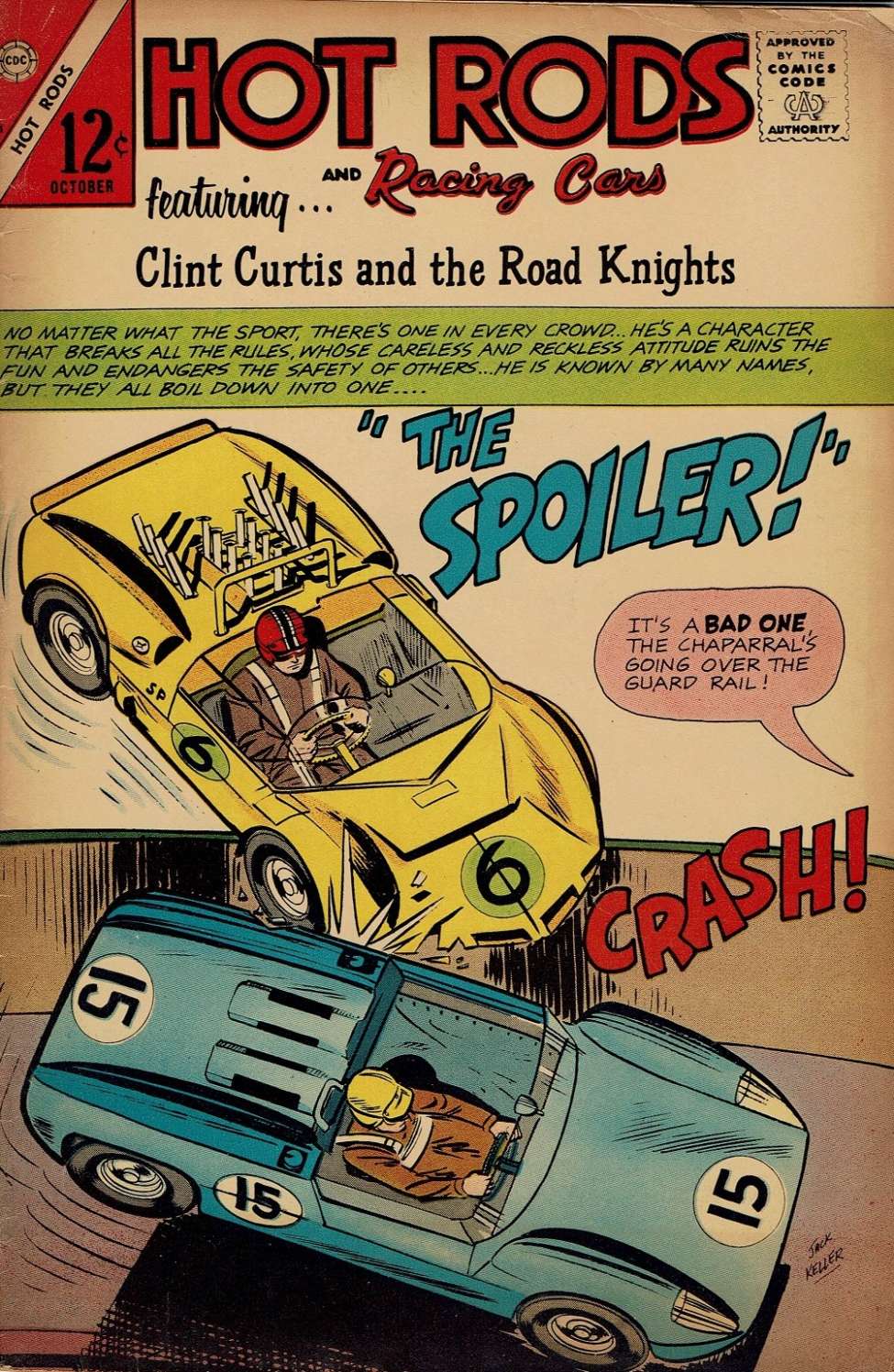 Comic Book Cover For Hot Rods and Racing Cars 81