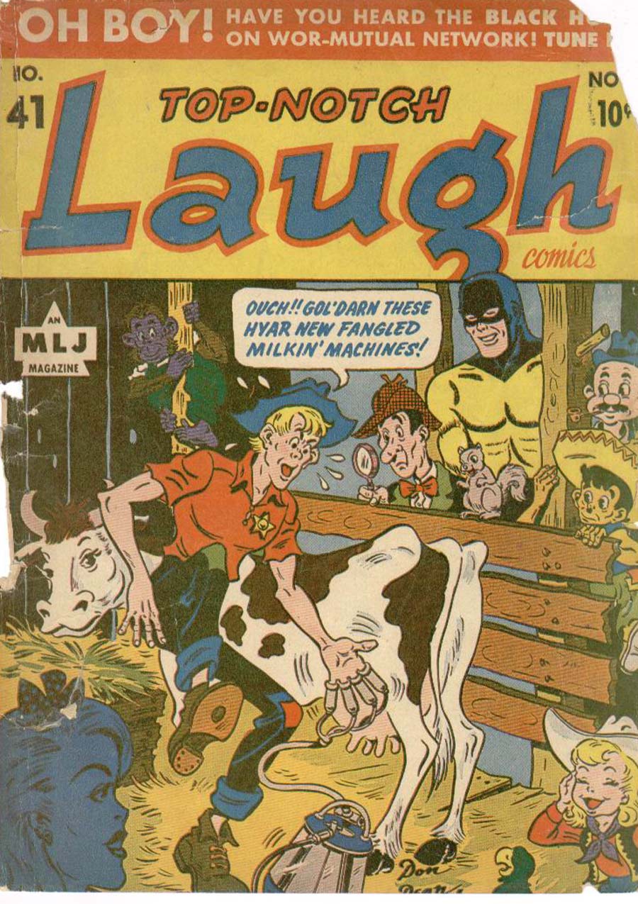 Comic Book Cover For Top Notch Laugh Comics 41
