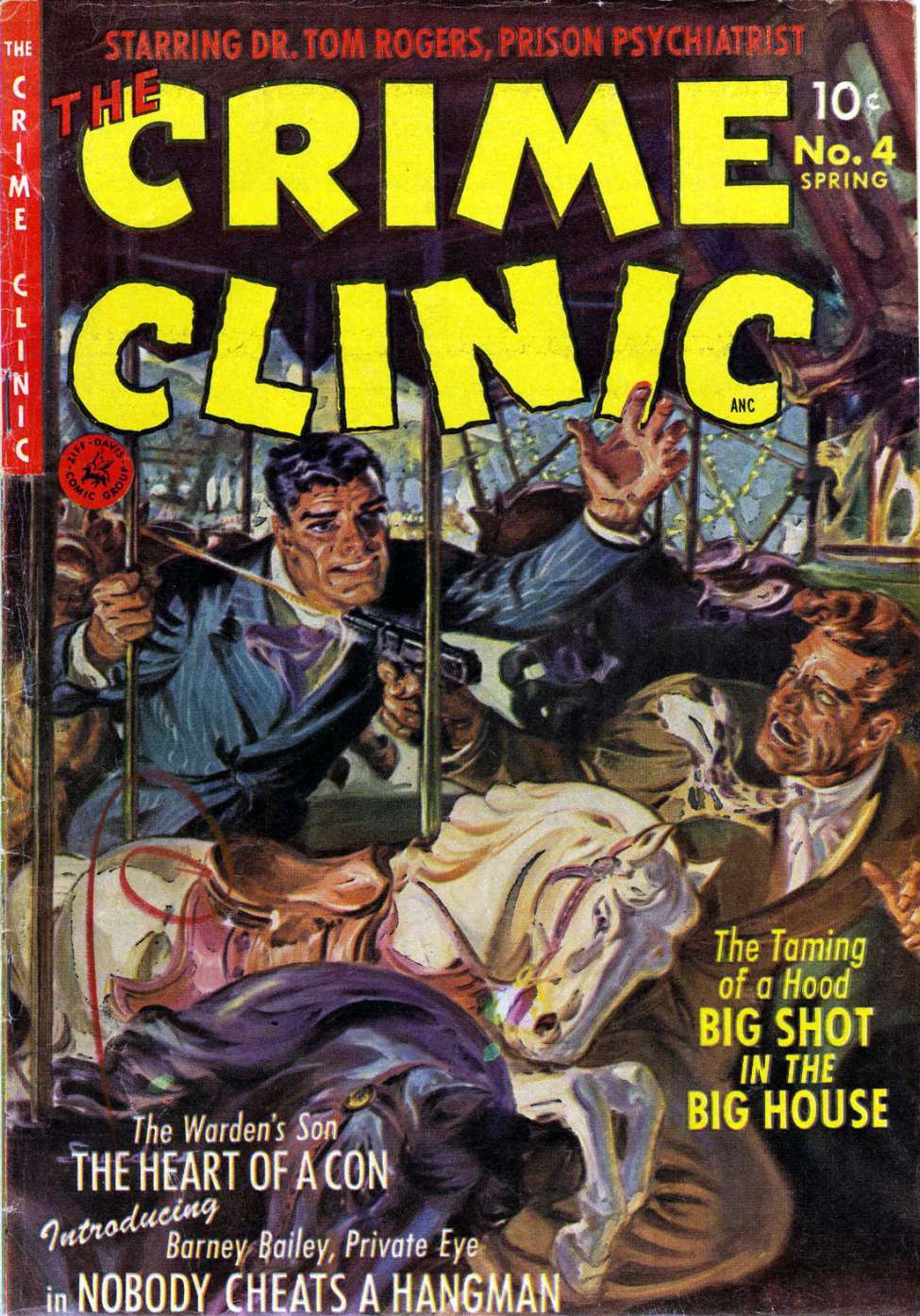 Comic Book Cover For Crime Clinic 4