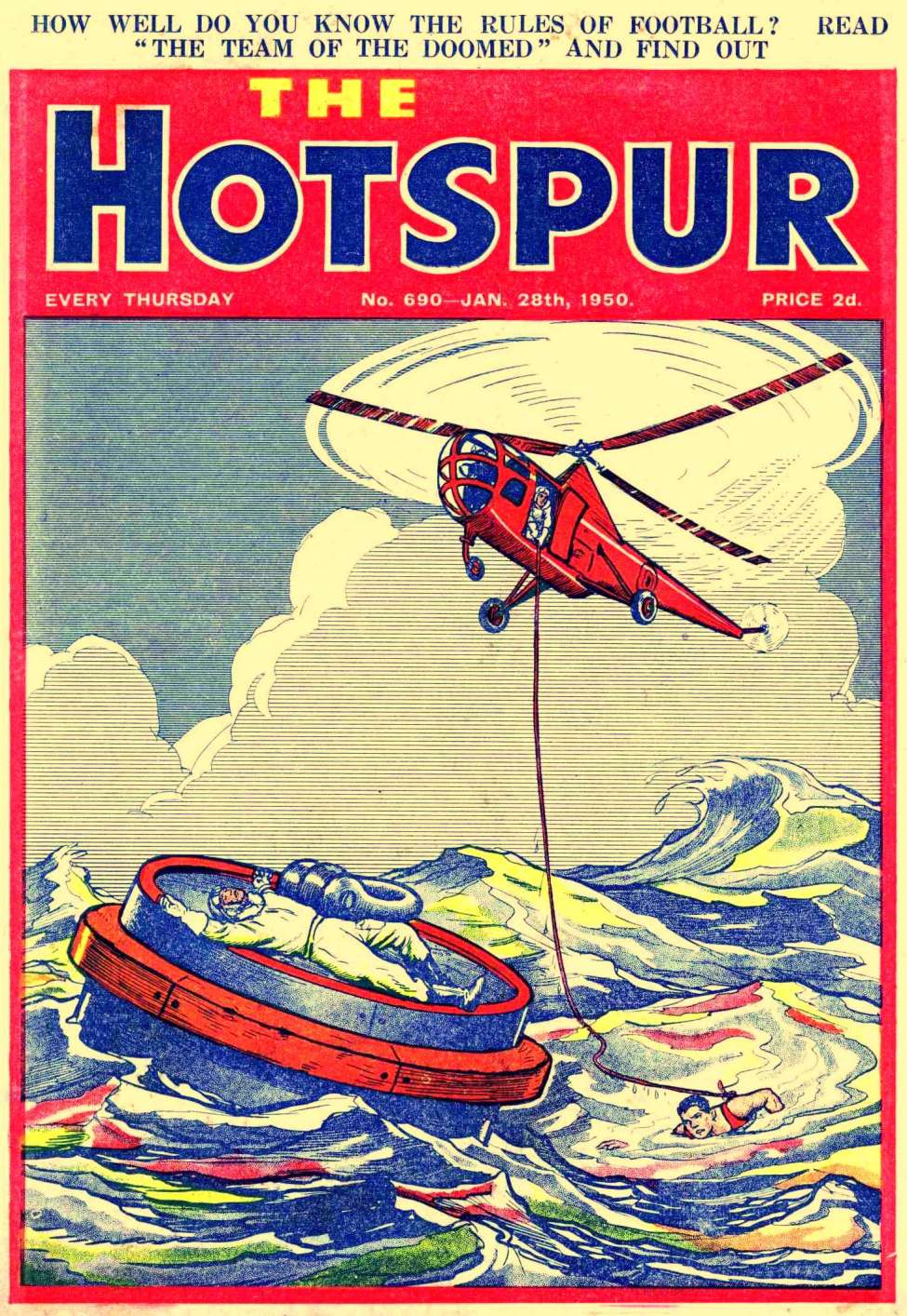 Comic Book Cover For The Hotspur 690