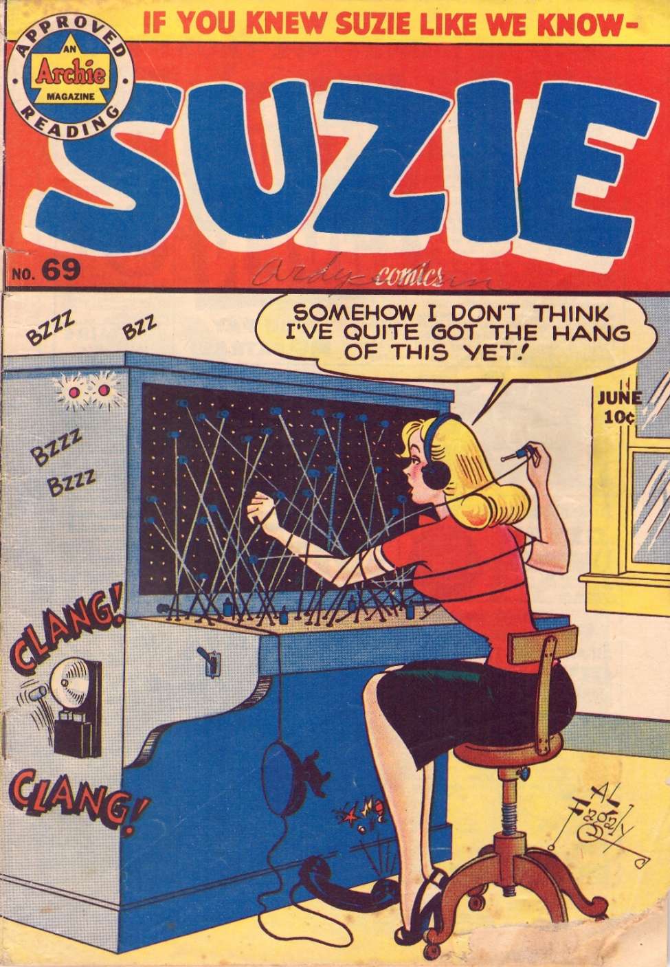Comic Book Cover For Suzie Comics 69