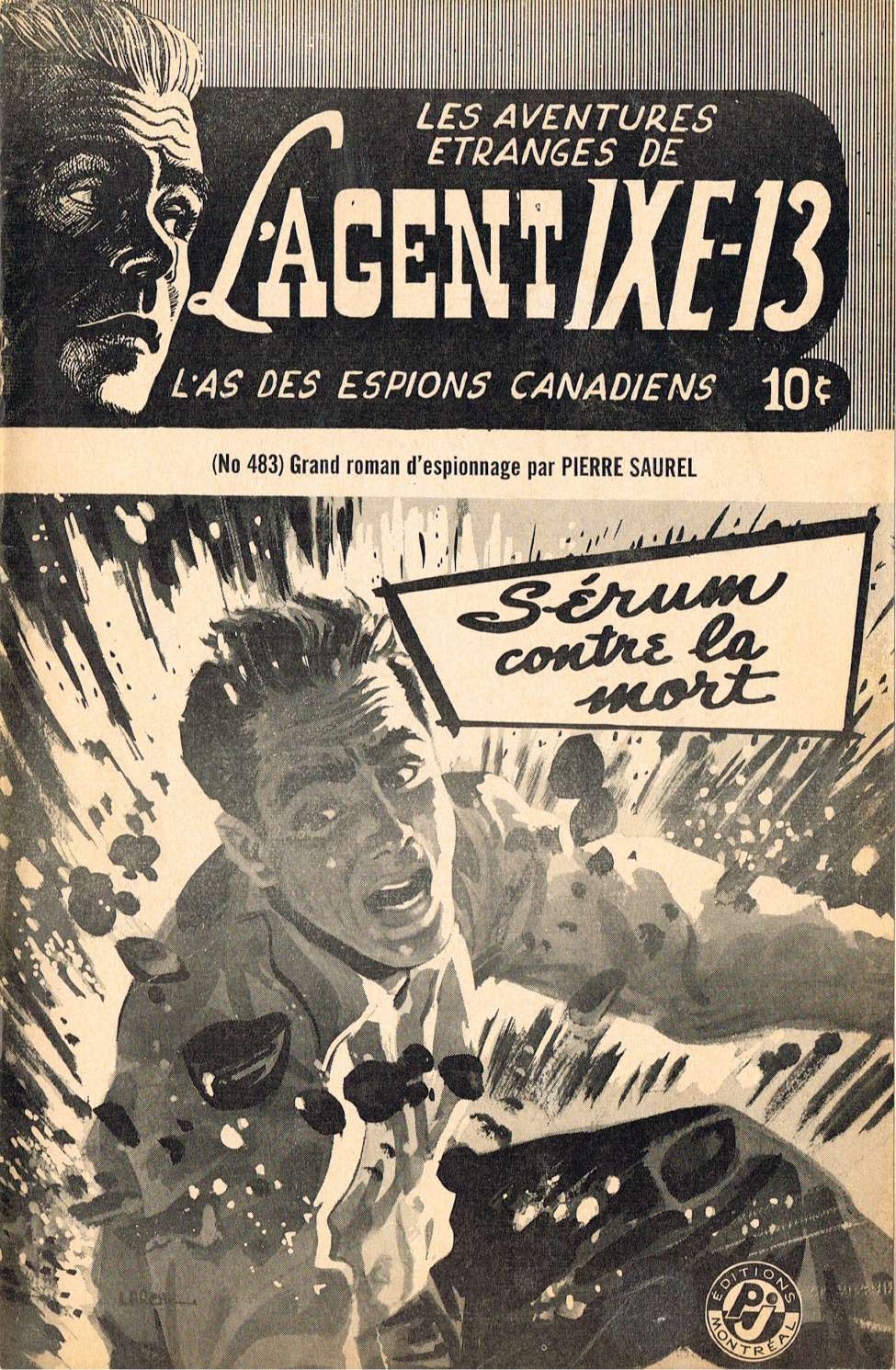 Book Cover For L'Agent IXE-13 v2 483 - Sérum contre la mort
