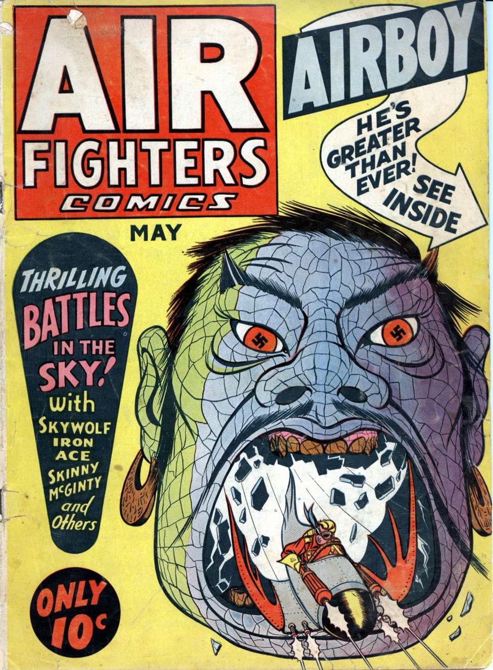 Comic Book Cover For Air Fighters Comics v1 8 (alt) - Version 2