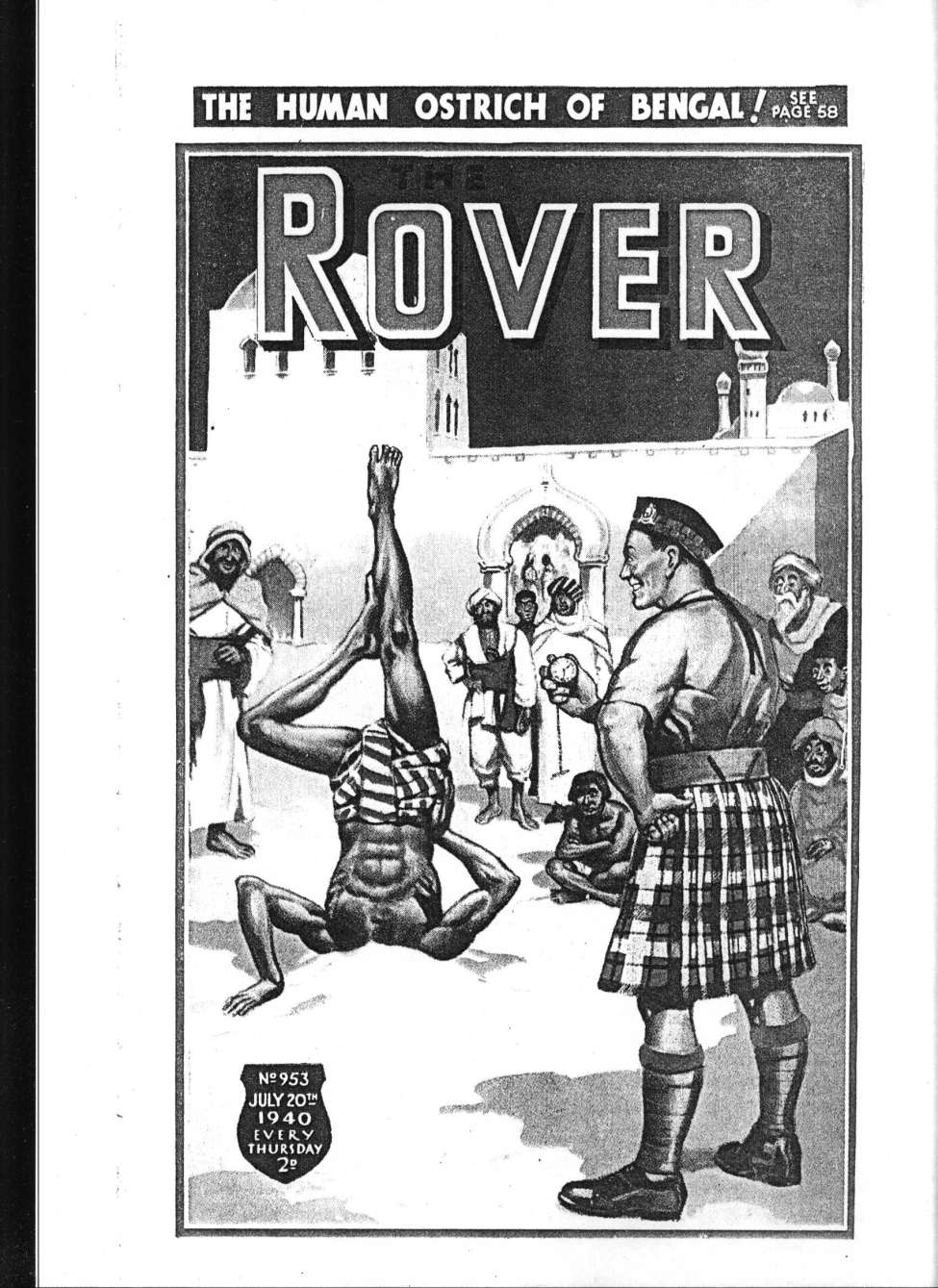 Comic Book Cover For The Rover 953