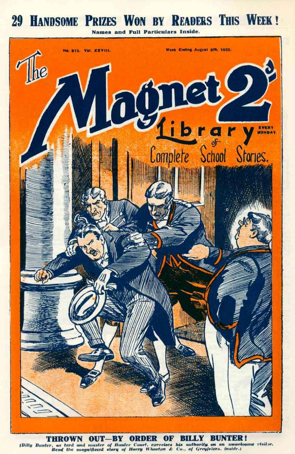Book Cover For The Magnet 913 - The Mystery of Bunter Court!
