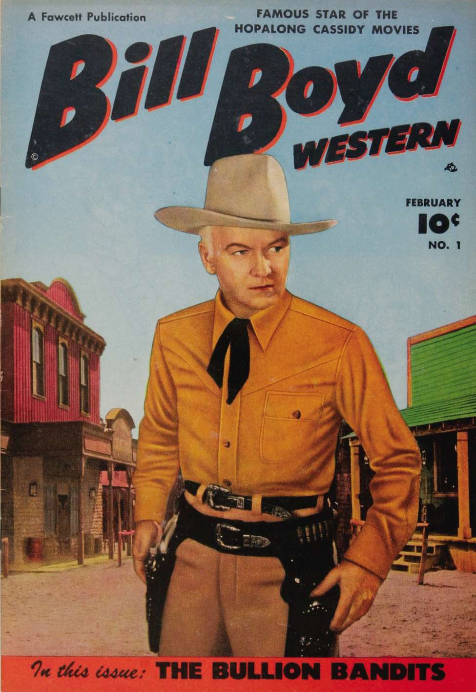 Comic Book Cover For Bill Boyd Western 1 (alt) - Version 2