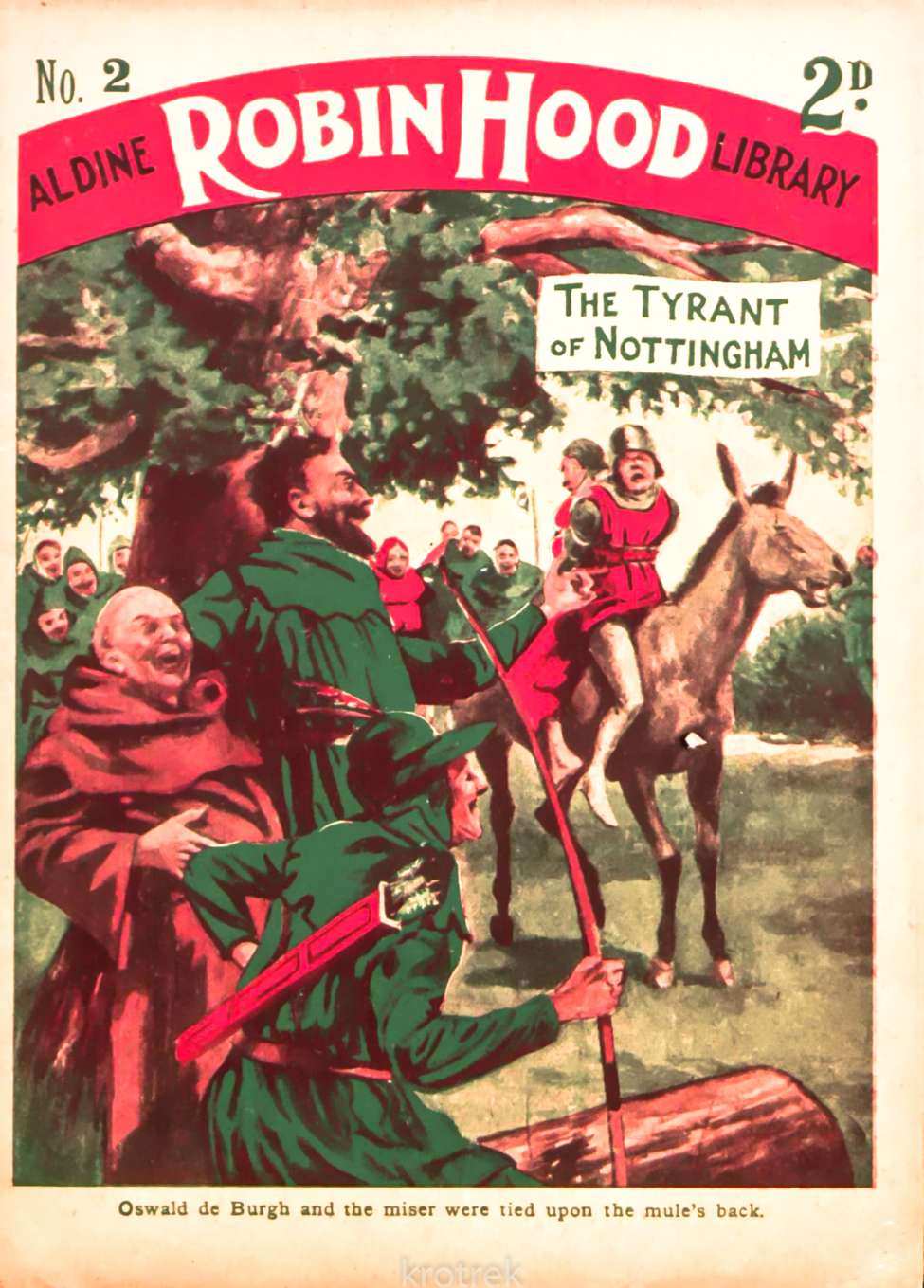 Book Cover For Aldine Robin Hood Library 2 - The Tyrant of Nottingham