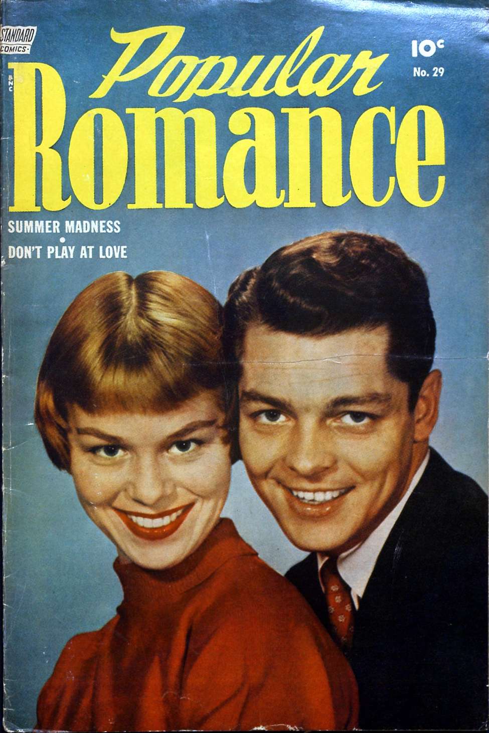 Comic Book Cover For Popular Romance 29