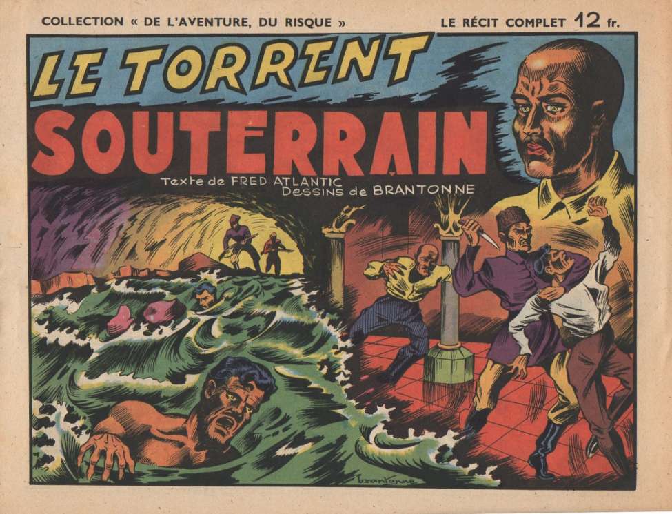 Comic Book Cover For Le Torrent Souterrain