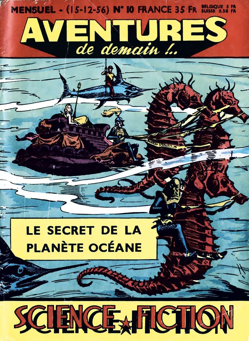 Comic Book Cover For Aventures de Demain 10 - Le secret de la planète océane