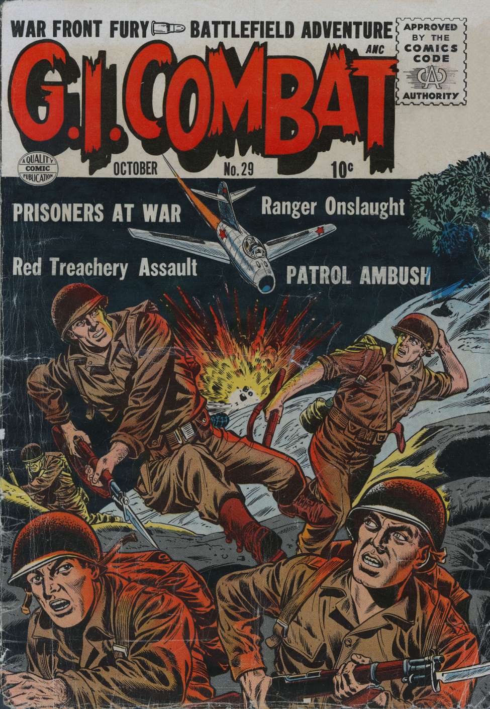 Comic Book Cover For G.I. Combat 29