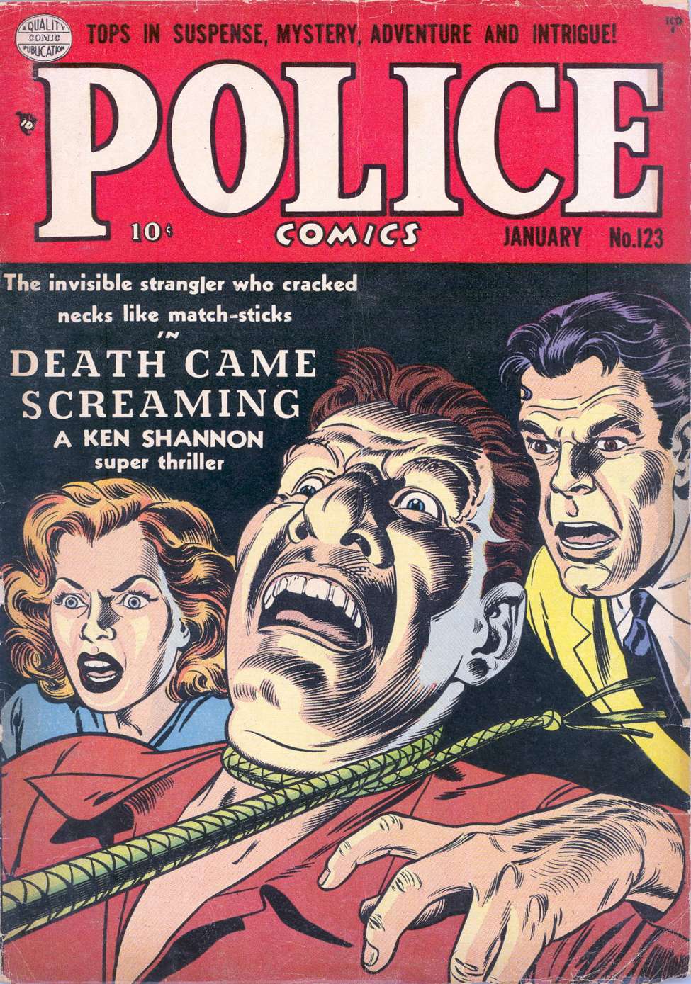 Book Cover For Police Comics 123