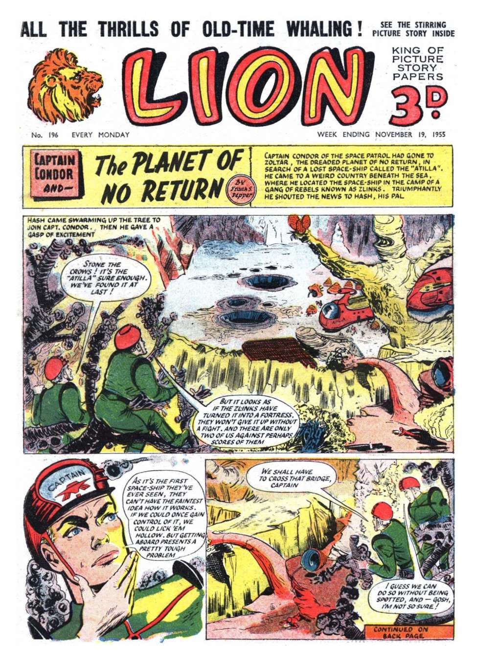 Comic Book Cover For Lion 196