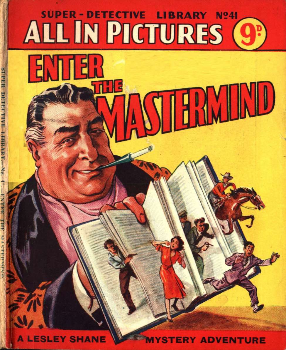 Book Cover For Super Detective Library 41 - Enter the Mastermind