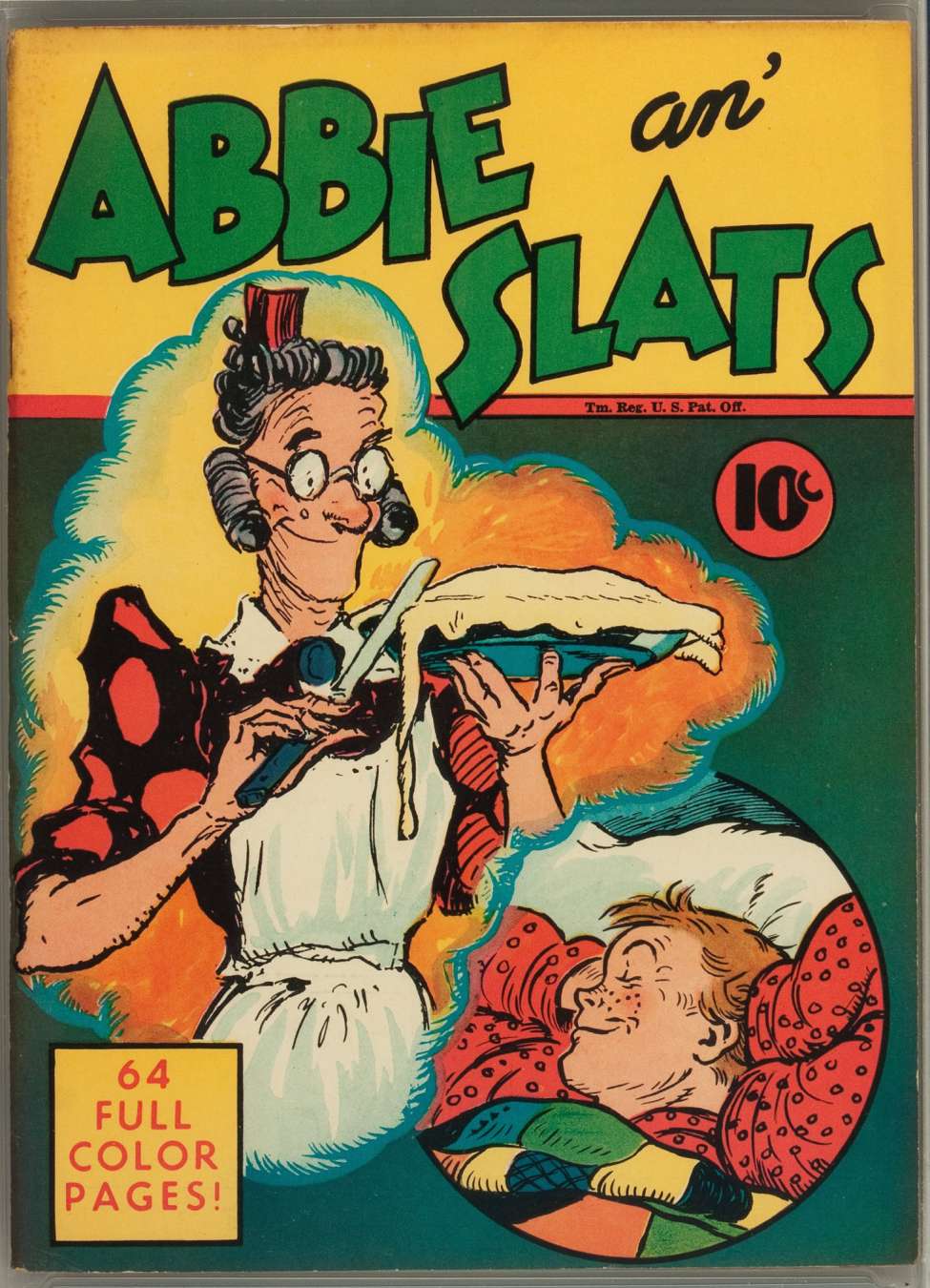 Comic Book Cover For Single Series 25 - Abbie an' Slats