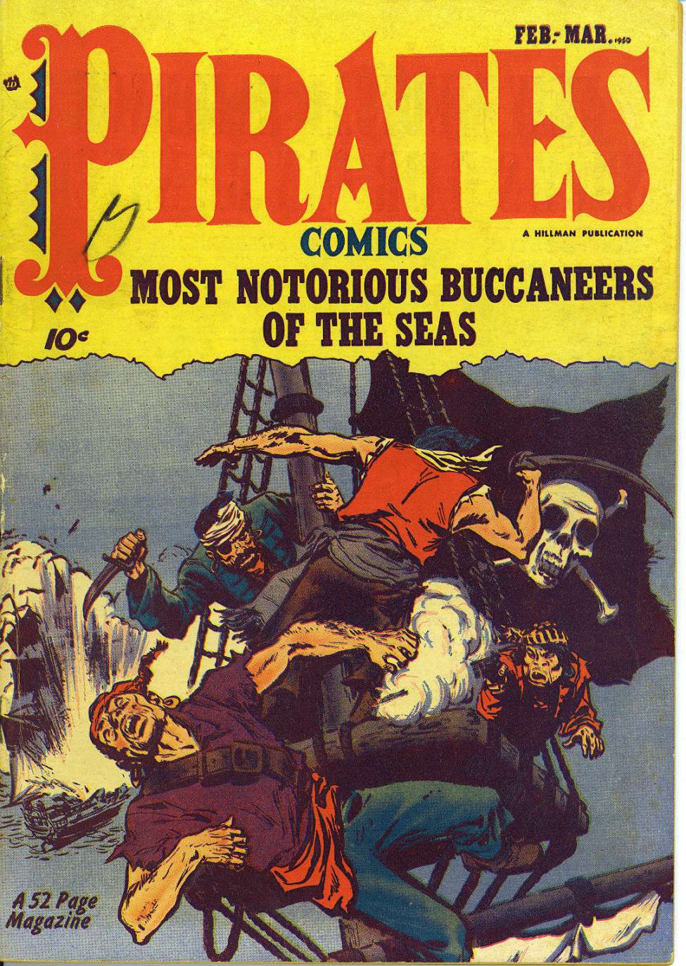 Comic Book Cover For Pirates Comics 1