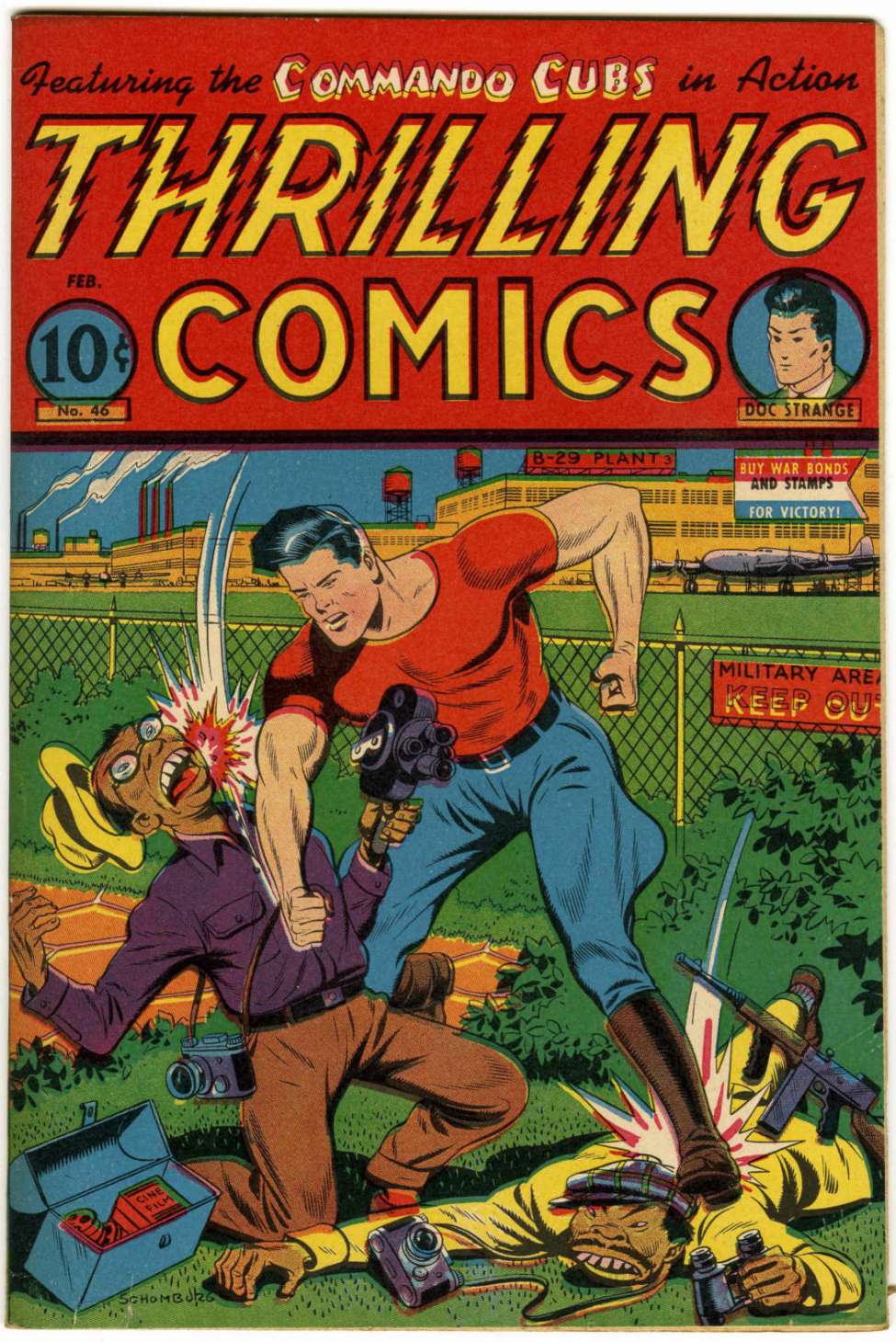 Comic Book Cover For Thrilling Comics 46 - Version 1