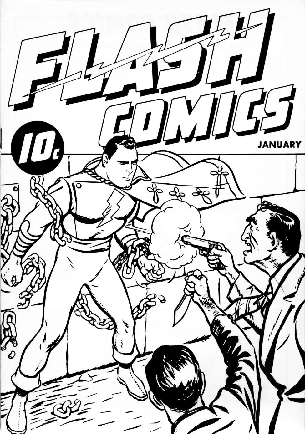 Book Cover For Flash Thrill Comics 1