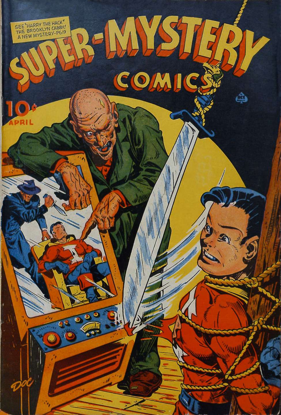 Book Cover For Super-Mystery Comics v5 5 - Version 2