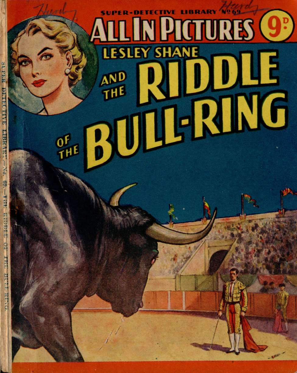 Comic Book Cover For Super Detective Library 69 - The Riddle of the Bull-Ring