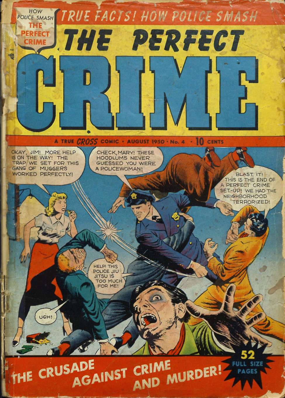 Comic Book Cover For The Perfect Crime 4