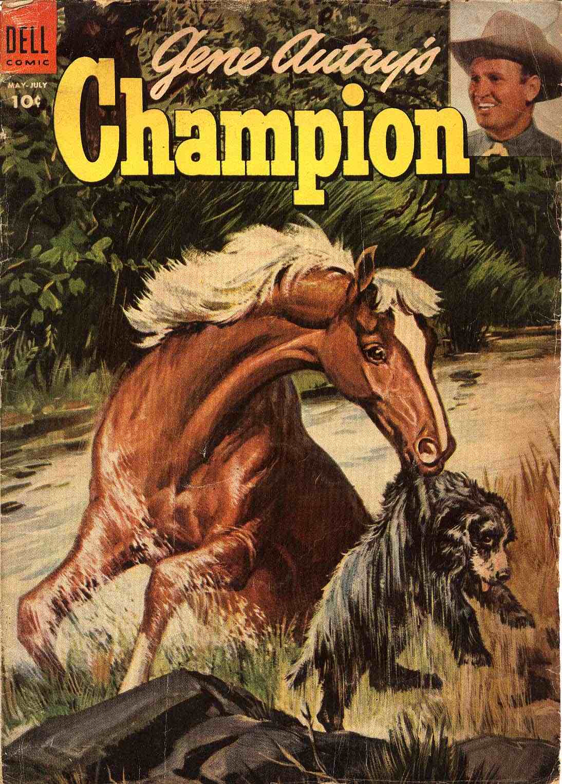 Comic Book Cover For Gene Autry's Champion 14