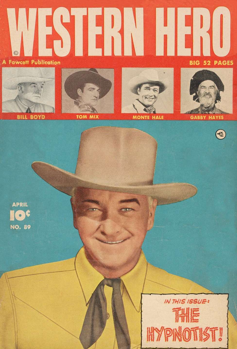 Comic Book Cover For Western Hero 89 - Version 1