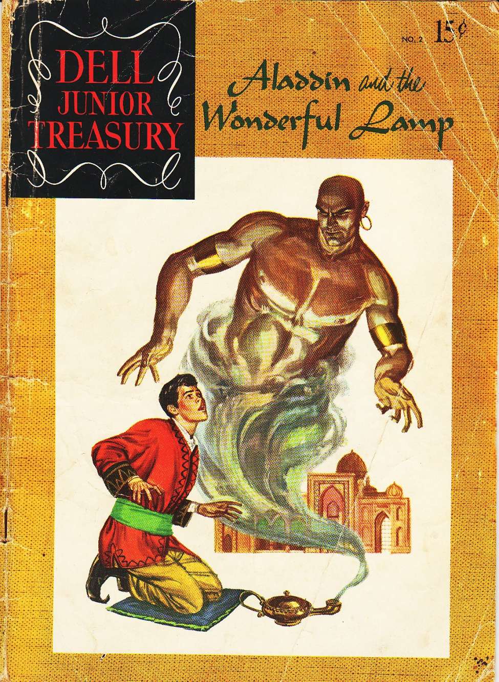 Comic Book Cover For Dell Junior Treasury 2 - Aladdin and the Wonderful Lamp