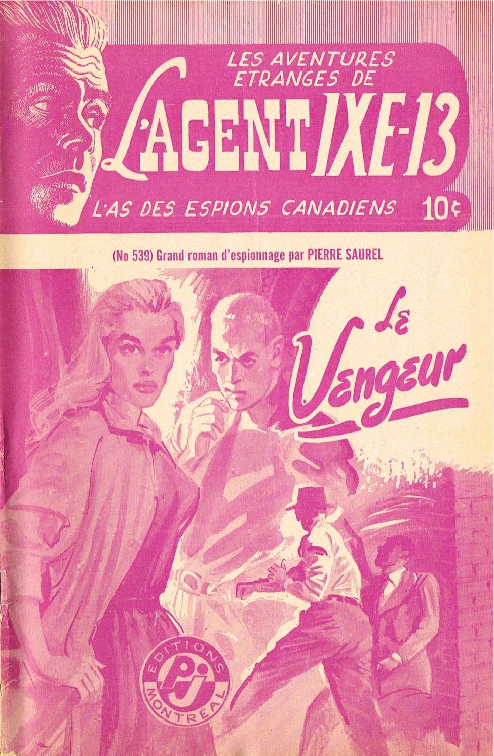Book Cover For L'Agent IXE-13 v2 539 - Le vengeur