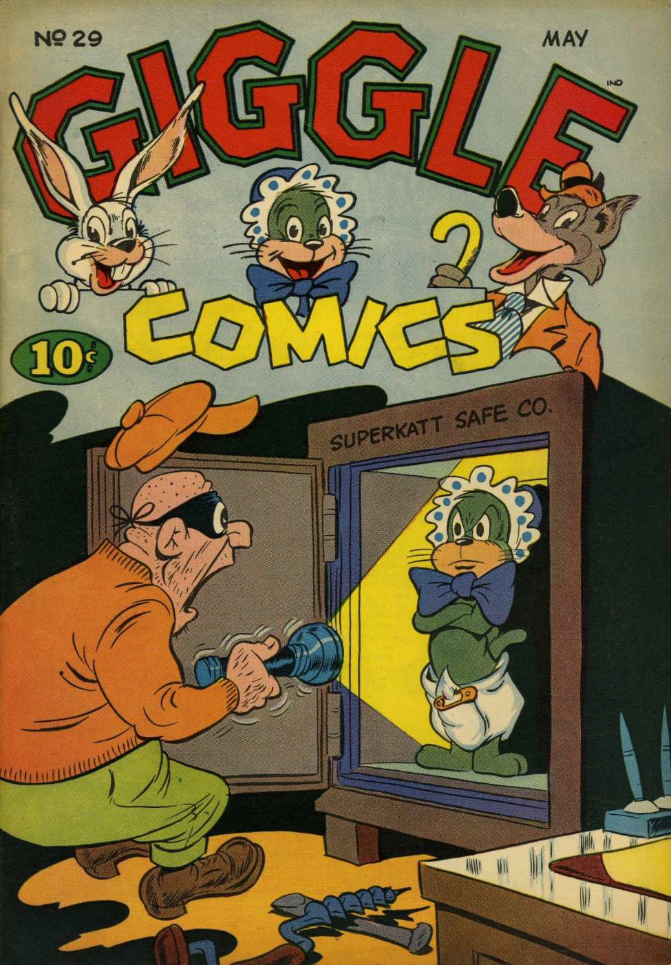 Comic Book Cover For Giggle Comics 29