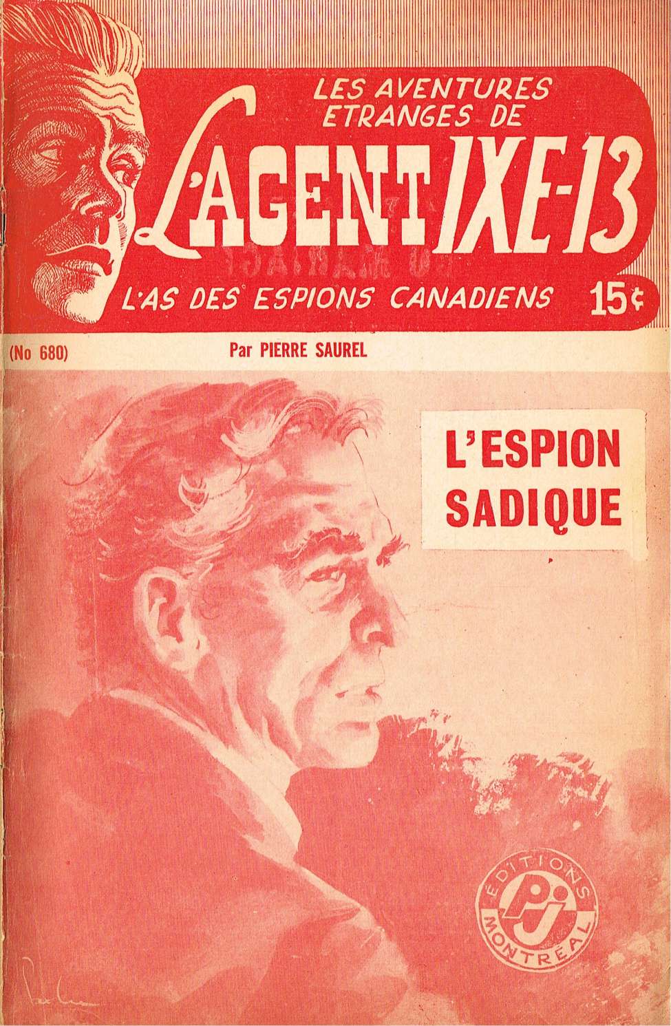 Book Cover For L'Agent IXE-13 v2 680 - L'espion sadique