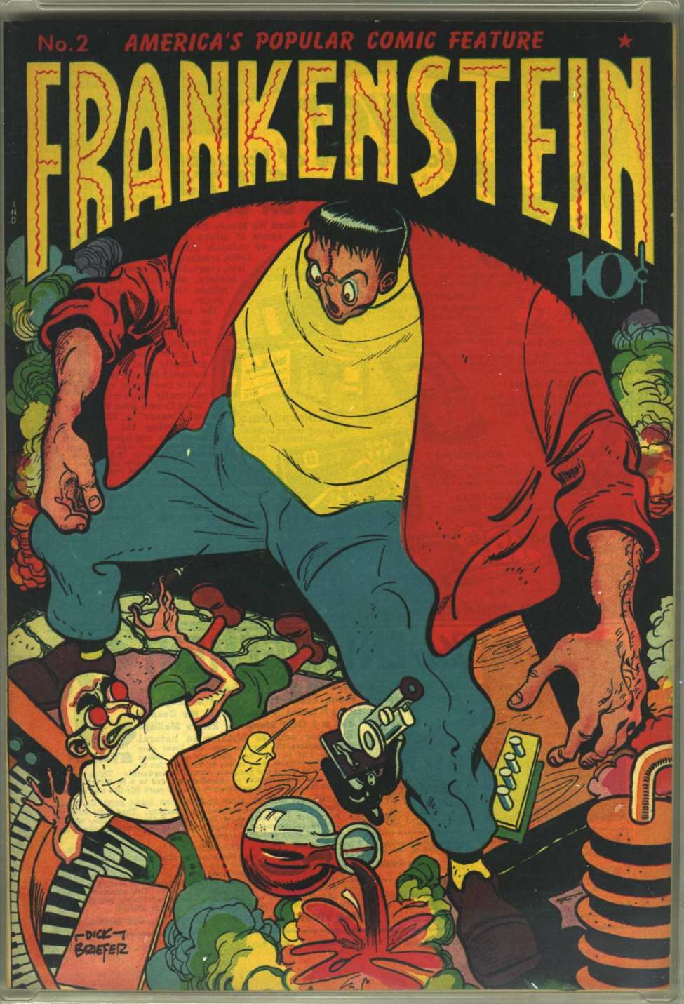 Comic Book Cover For Frankenstein 2 (alt) - Version 2