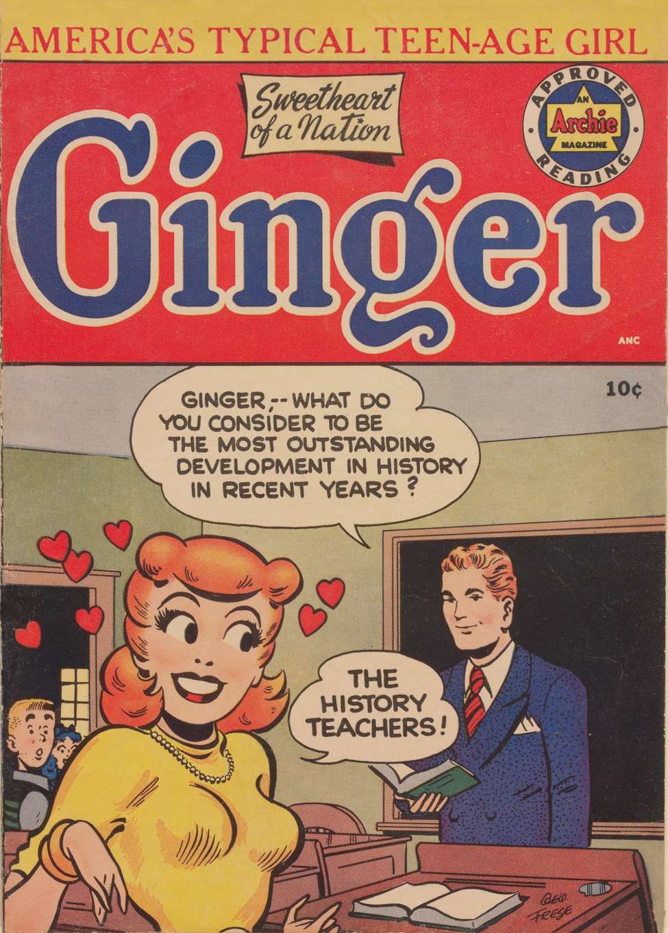 Comic Book Cover For Ginger 1