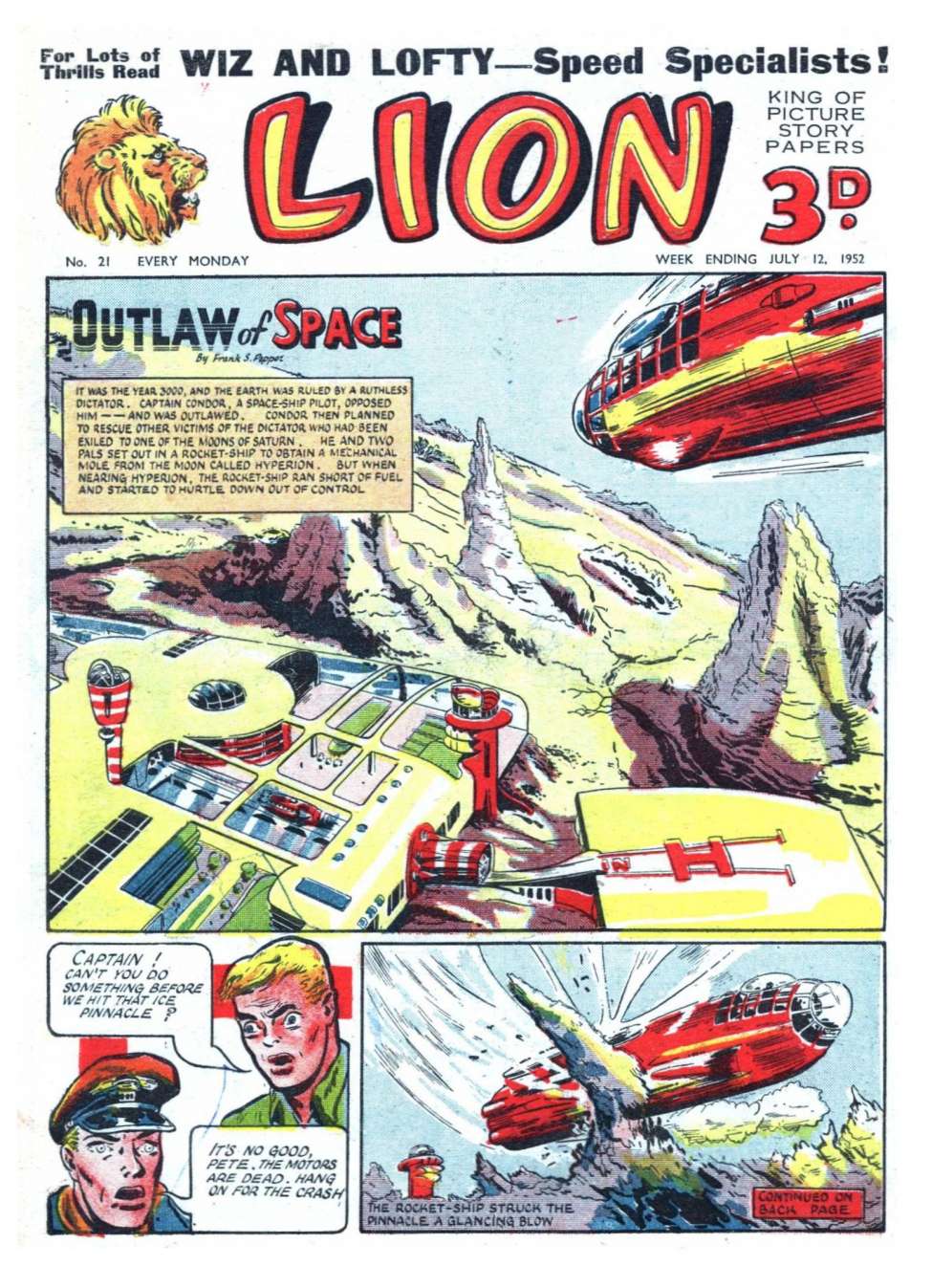 Comic Book Cover For Lion 21