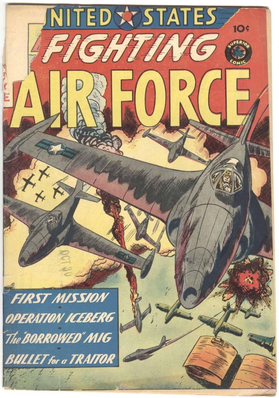 Comic Book Cover For U.S. Fighting Air Force 6