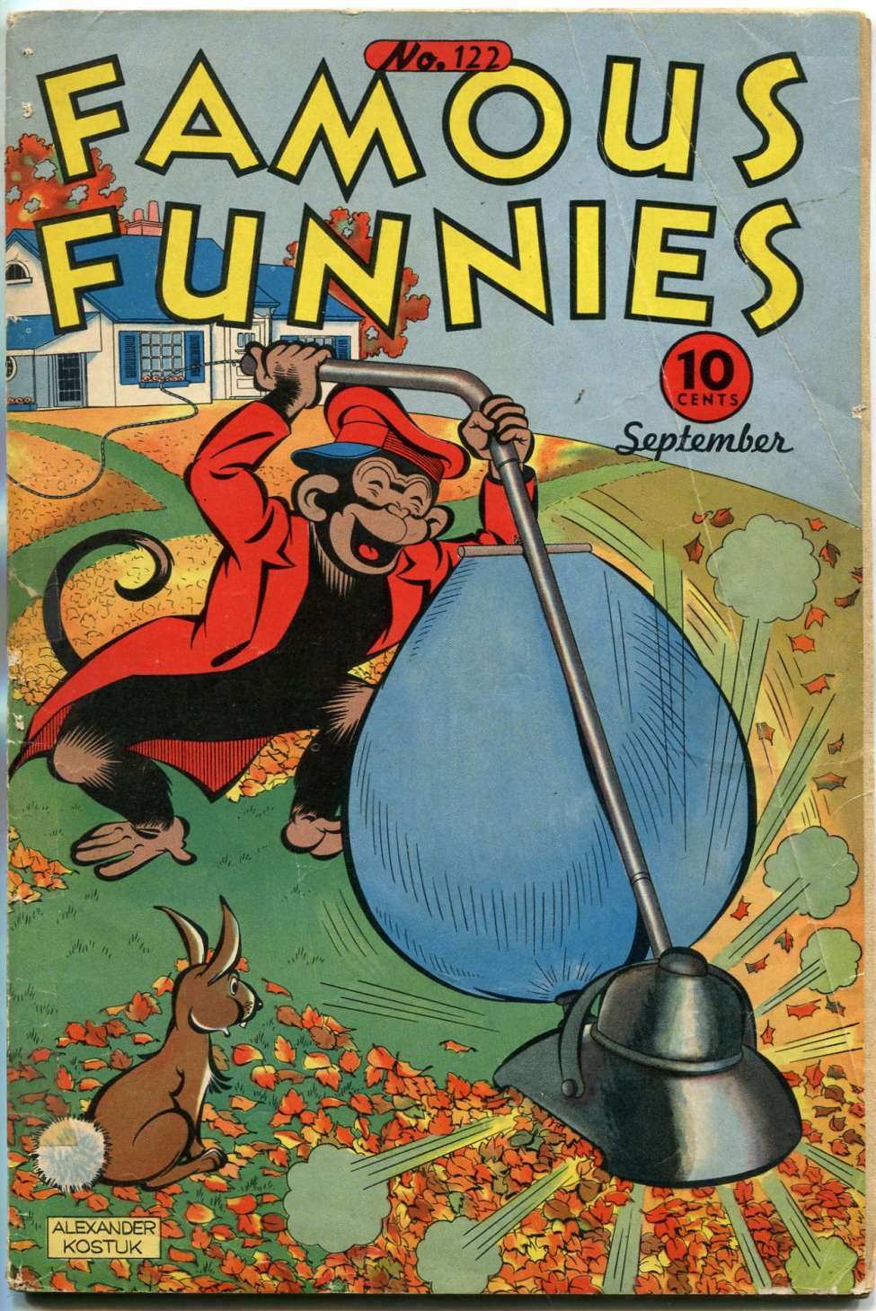 Comic Book Cover For Famous Funnies 122
