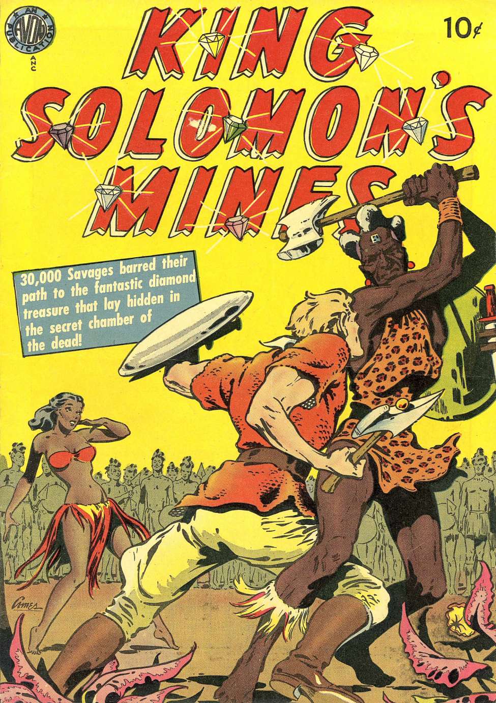 Comic Book Cover For King Solomon's Mines (nn) - Version 1