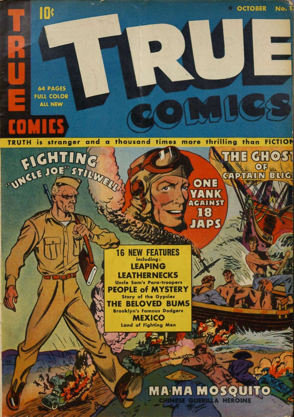 Comic Book Cover For True Comics 17