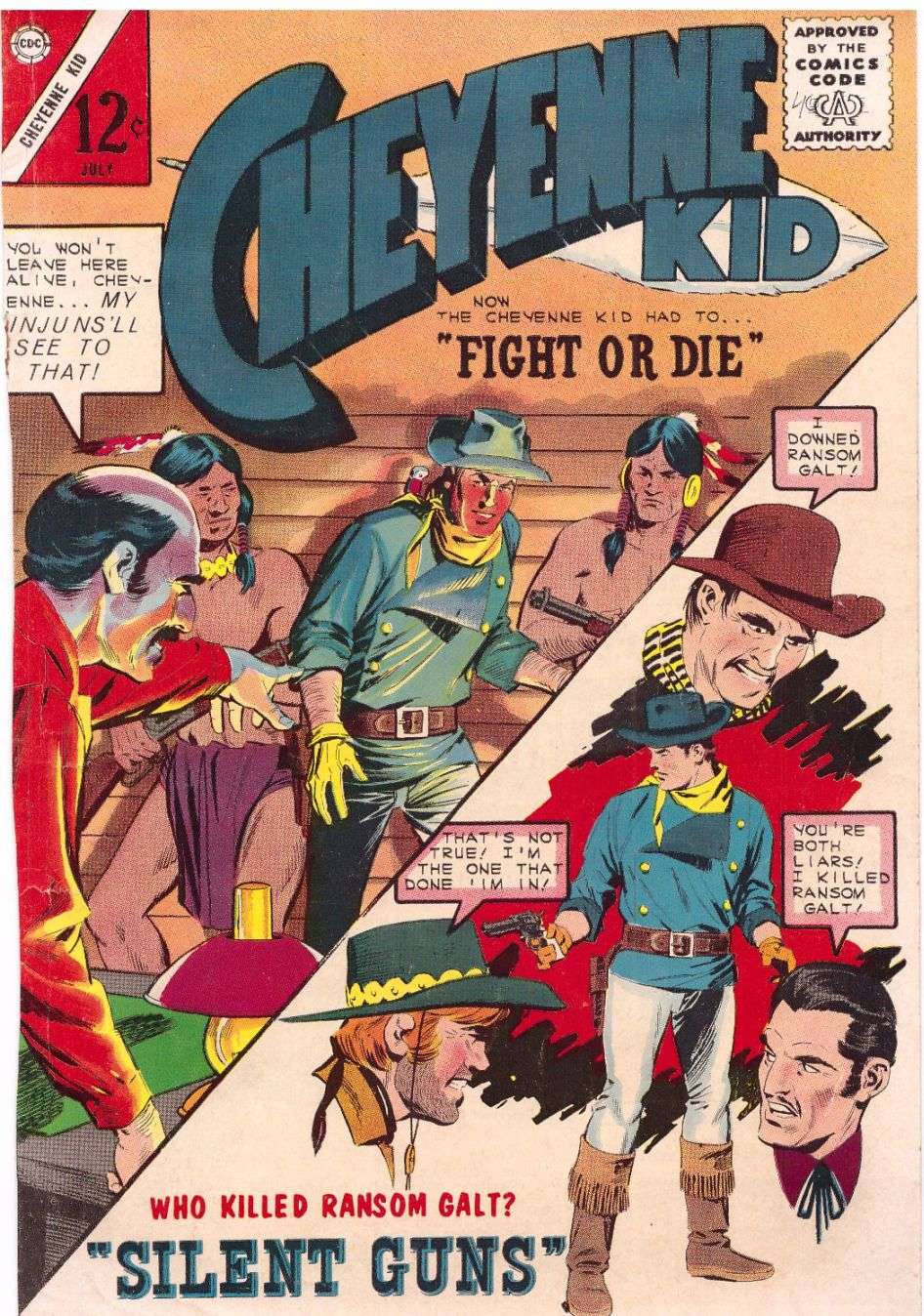 Comic Book Cover For Cheyenne Kid 46