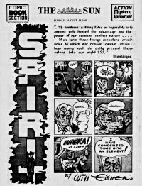 Large Thumbnail For The Spirit (1941-08-10) - Baltimore Sun (b/w)