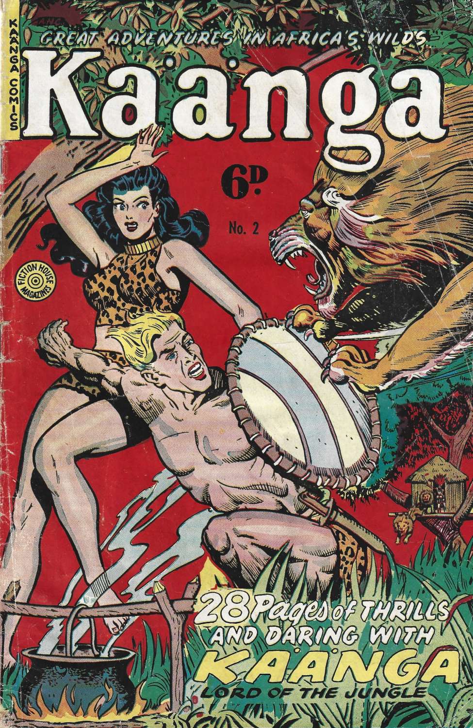 Comic Book Cover For Kaänga Comics 2