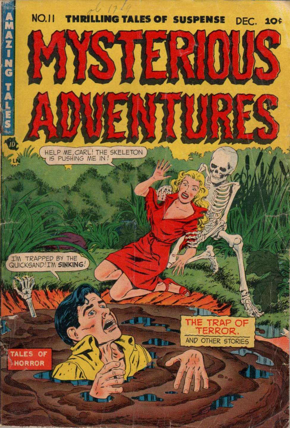 Comic Book Cover For Mysterious Adventures 11