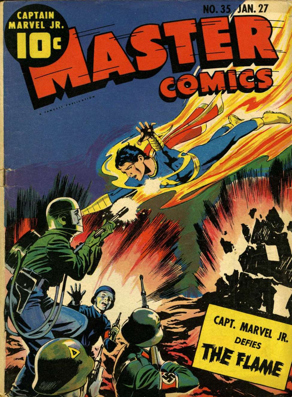 Comic Book Cover For Master Comics 35 (paper/fiche)