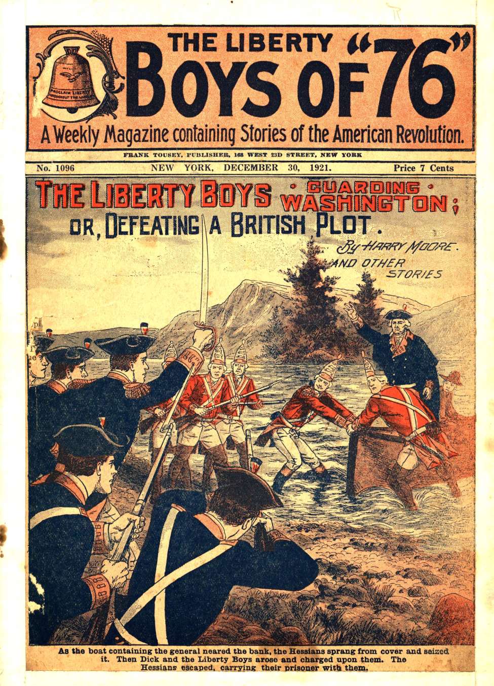 Book Cover For The Liberty Boys of 76 1096 - The Liberty Boys Guarding Washington