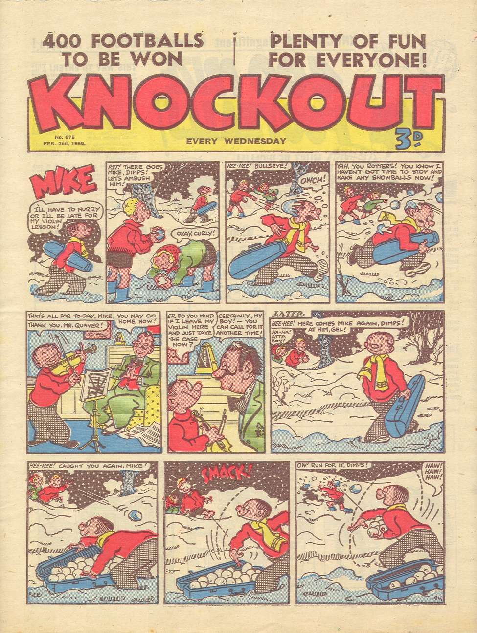 Comic Book Cover For Knockout 675