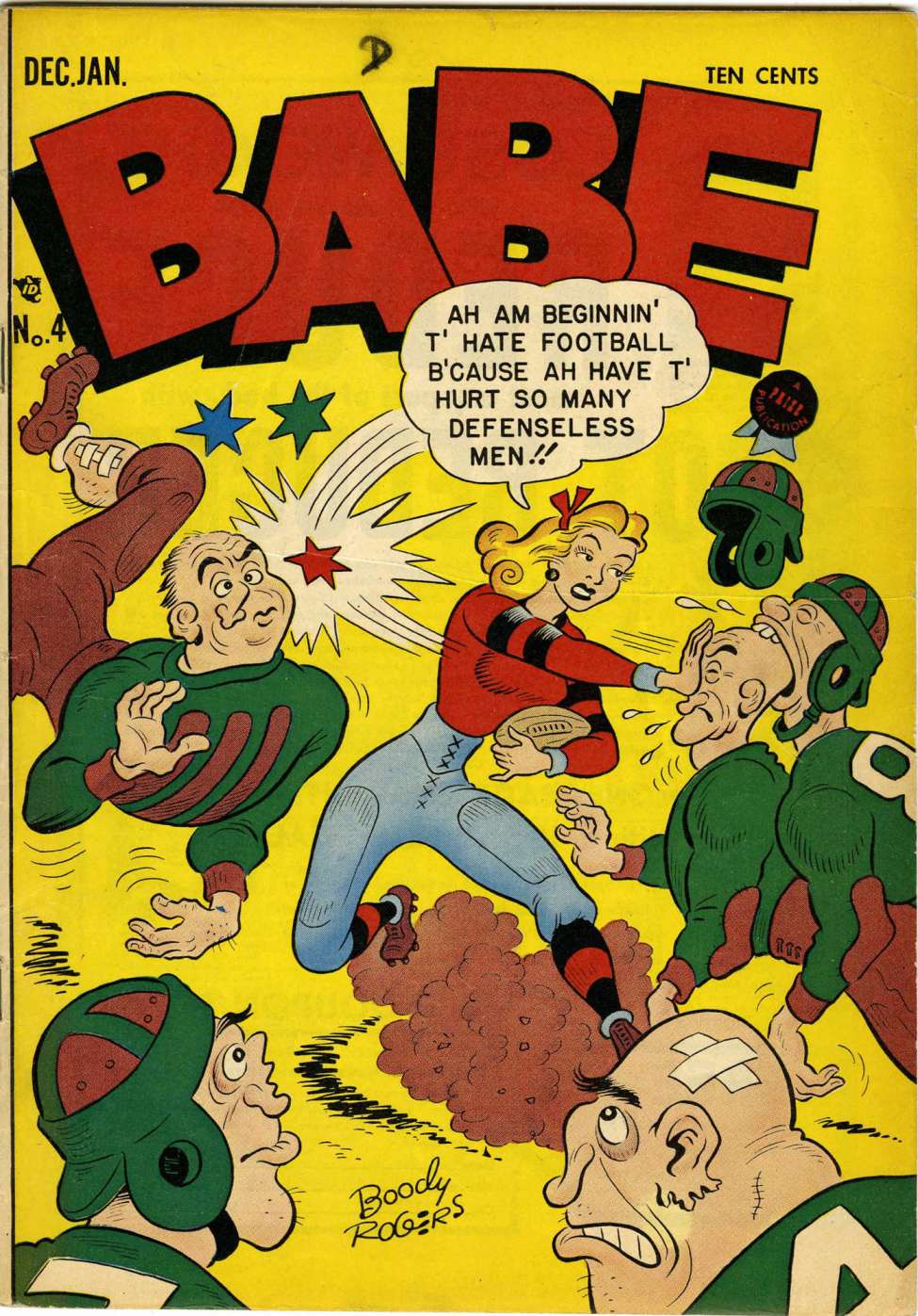 Comic Book Cover For Babe 4