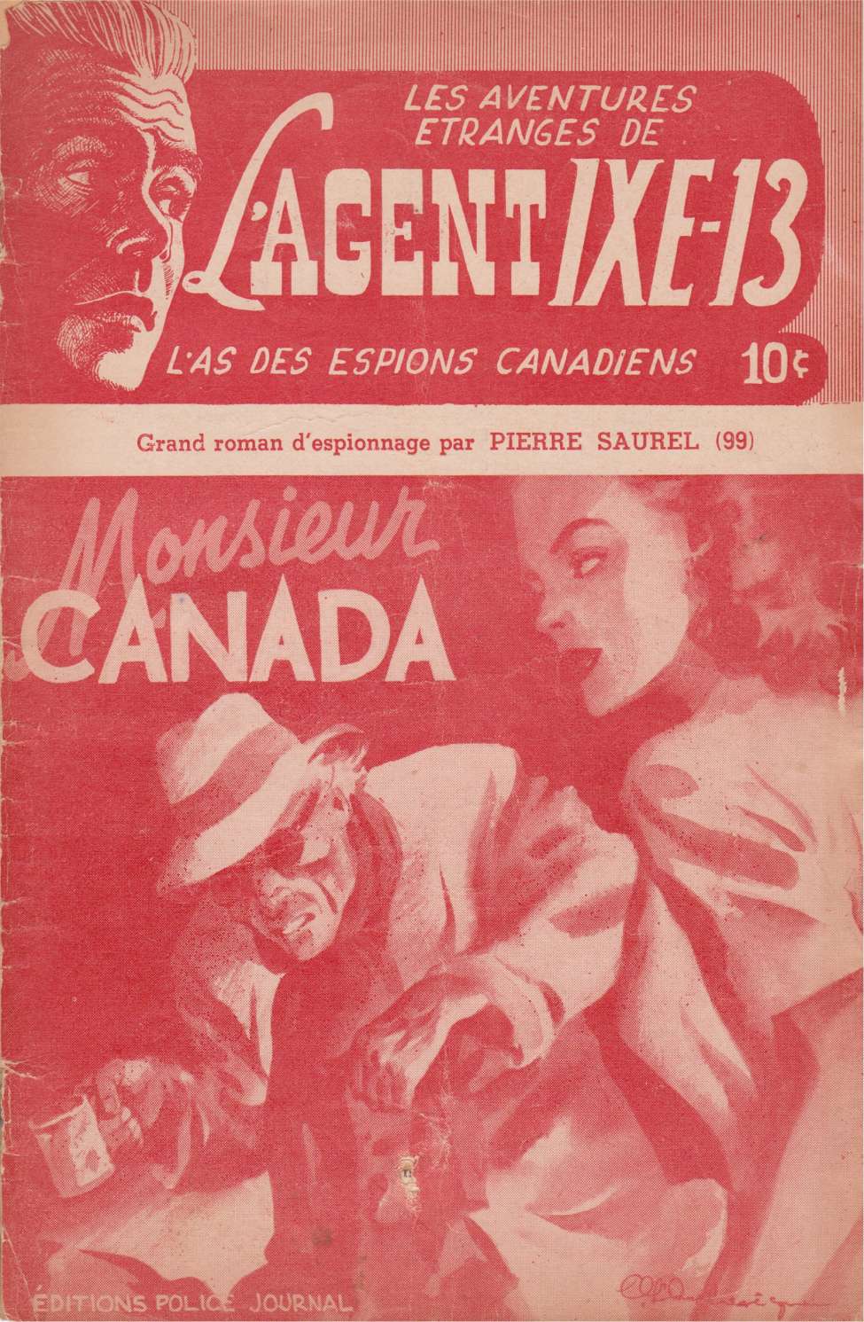 Comic Book Cover For L'Agent IXE-13 v2 99 - Monsieur Canada