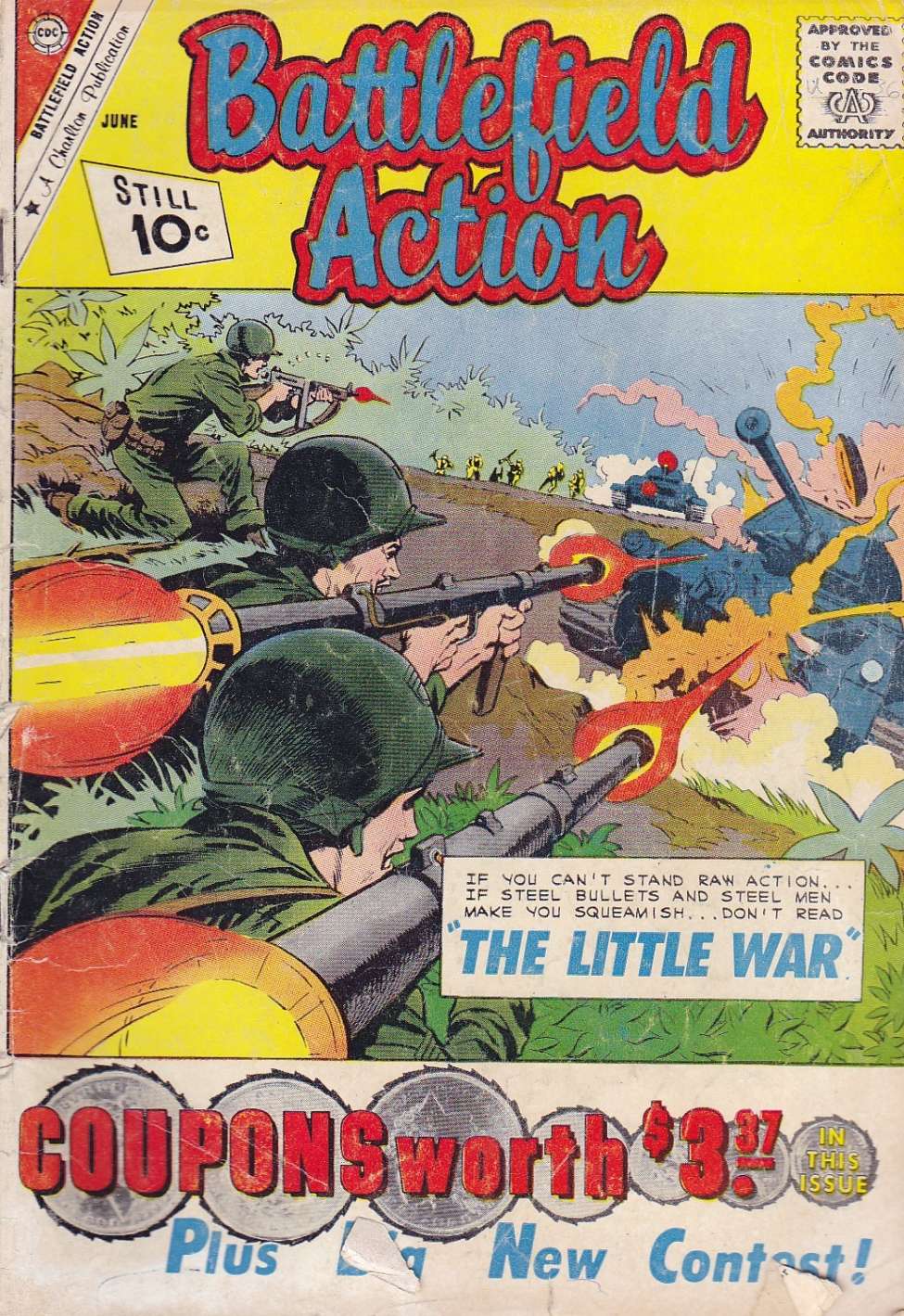 Comic Book Cover For Battlefield Action 36